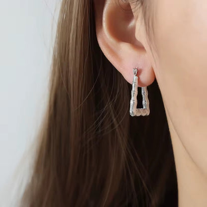 Floral Triangle earrings