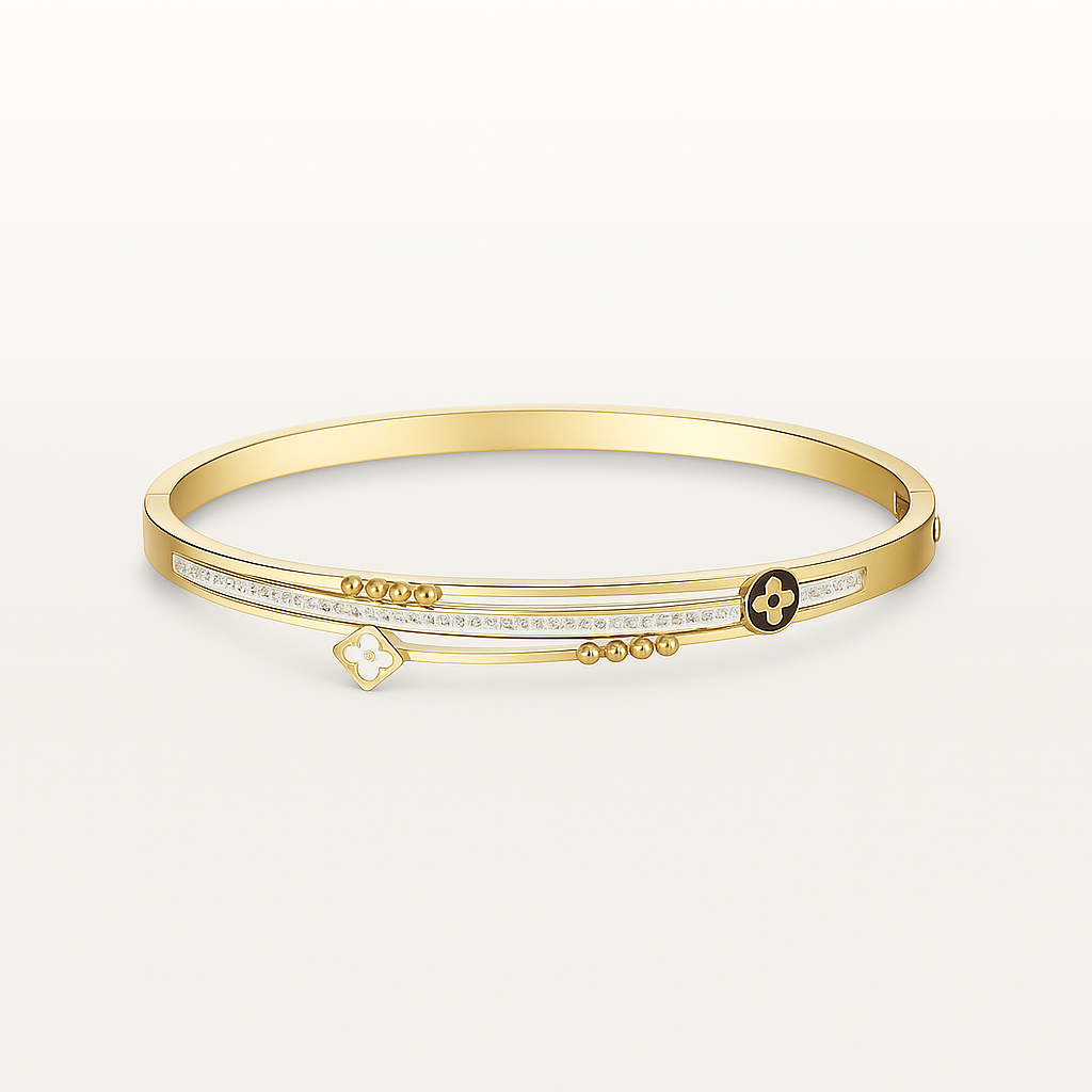 Éclat Fleur Dorée Bracelet