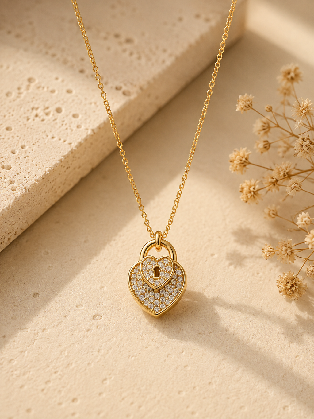 Secret Heart - Collar estilo Swaroski