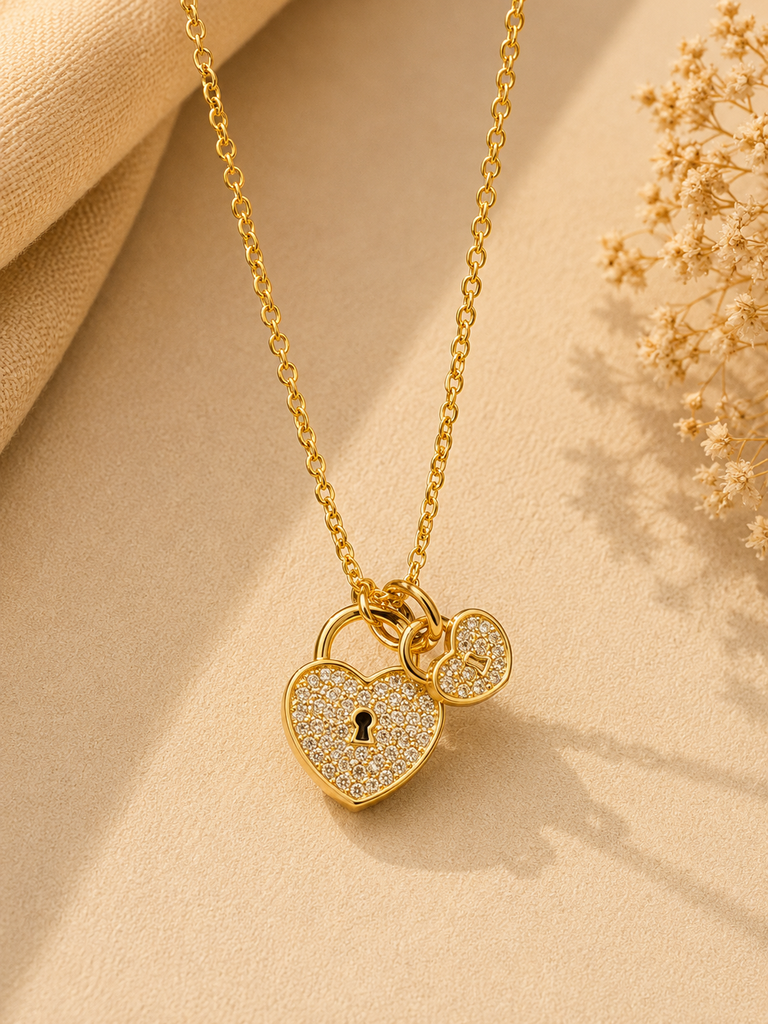 Secret Heart - Collar estilo Swaroski