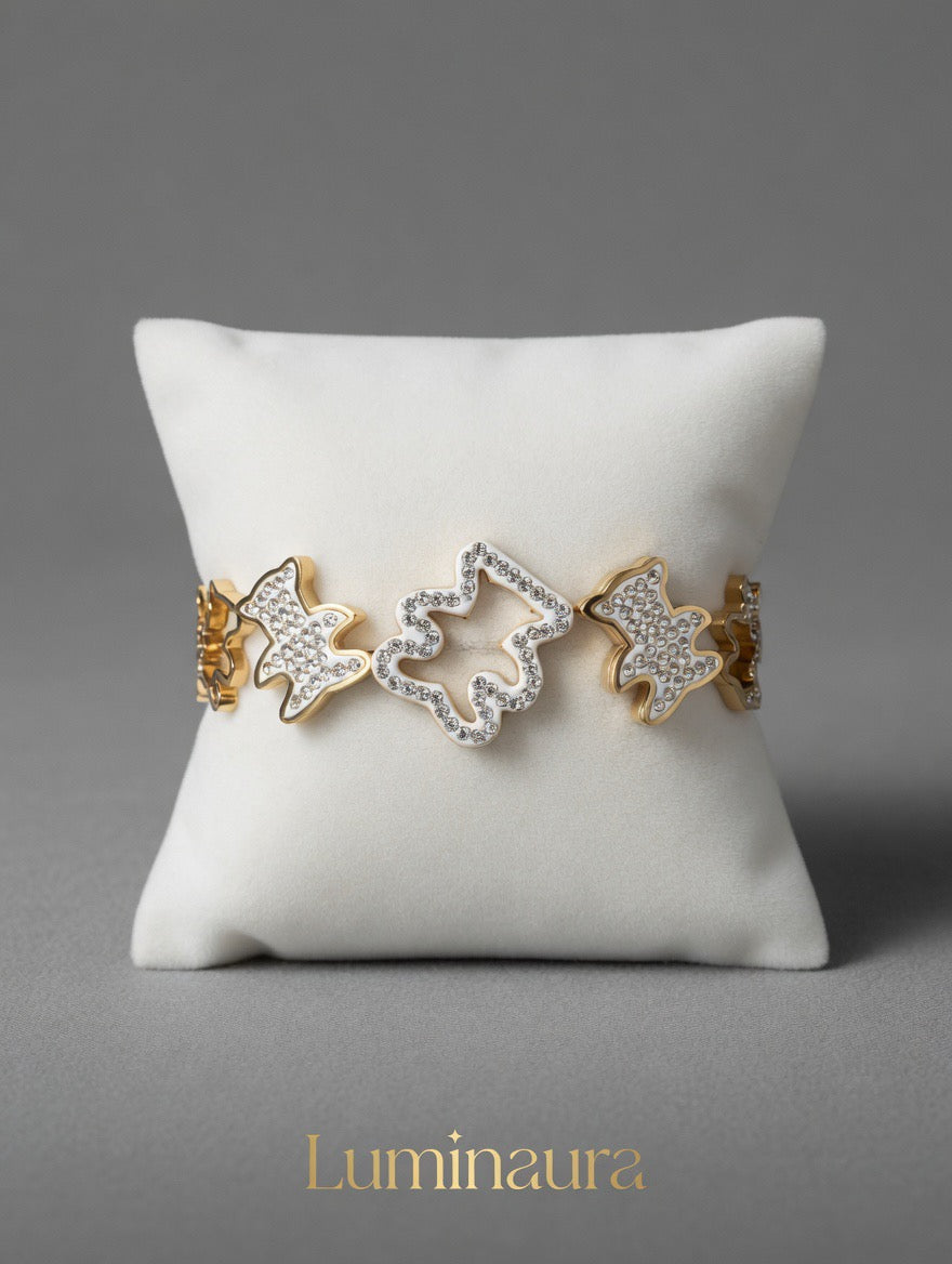 Lilou Or - Pulsera estilo TOUS