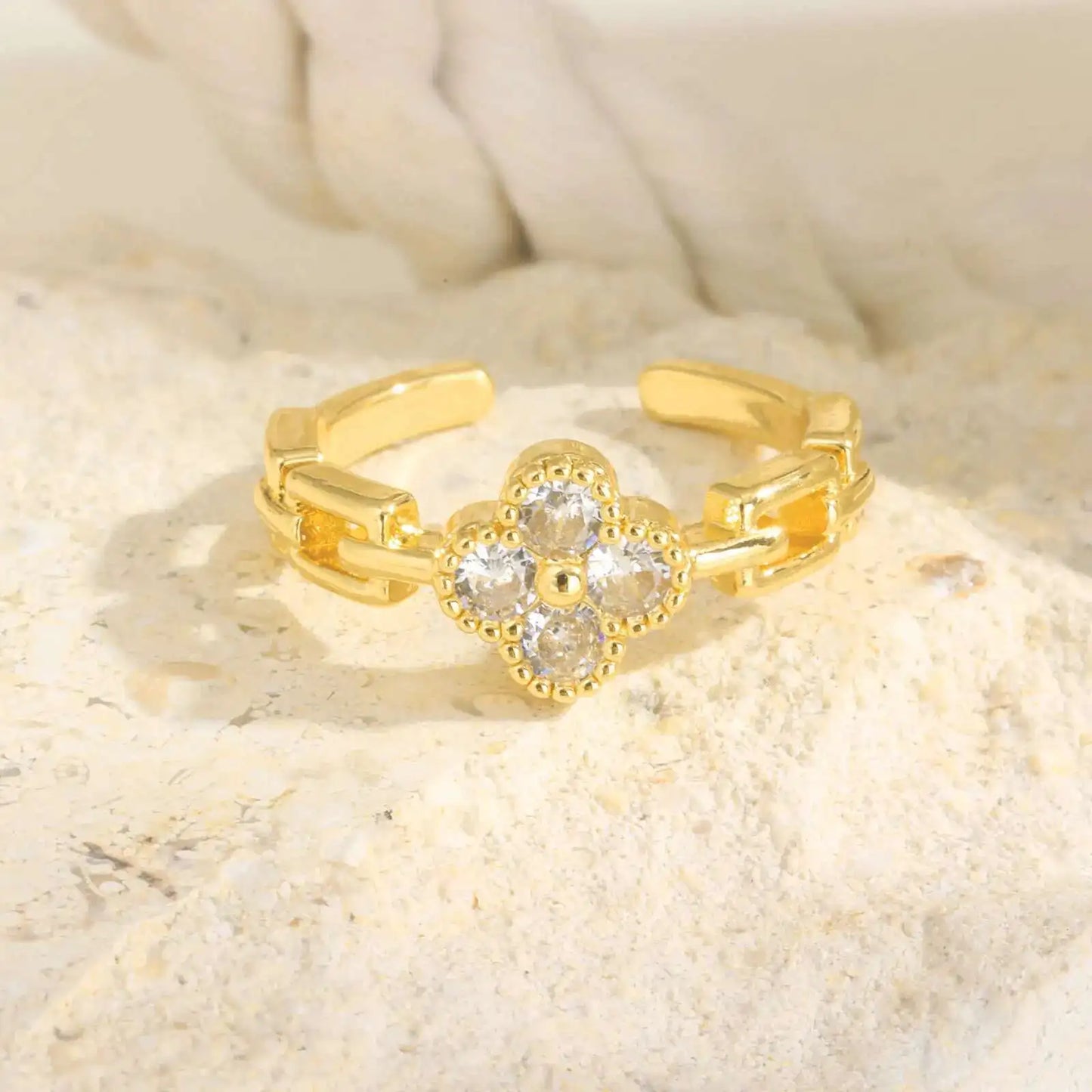 Four Leaf Clover Ring