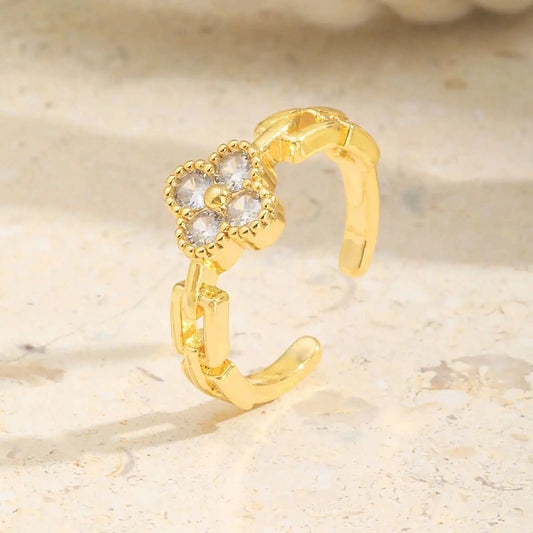 Four Leaf Clover Ring