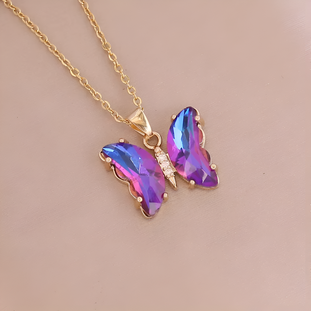 Crystal Wings Necklace