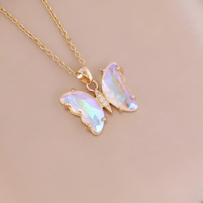 Crystal Wings Necklace