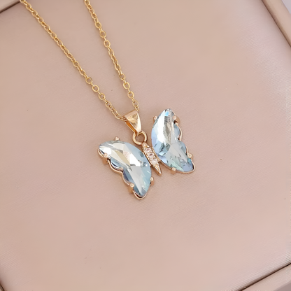 Crystal Wings Necklace